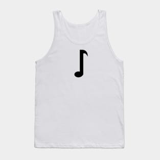 Musical Eighth Notes Symbols Tank Top